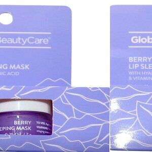 Global Beauty Care Lip Sleeping Mask with Hyaluronic Acid, Vit E (Set of 2)